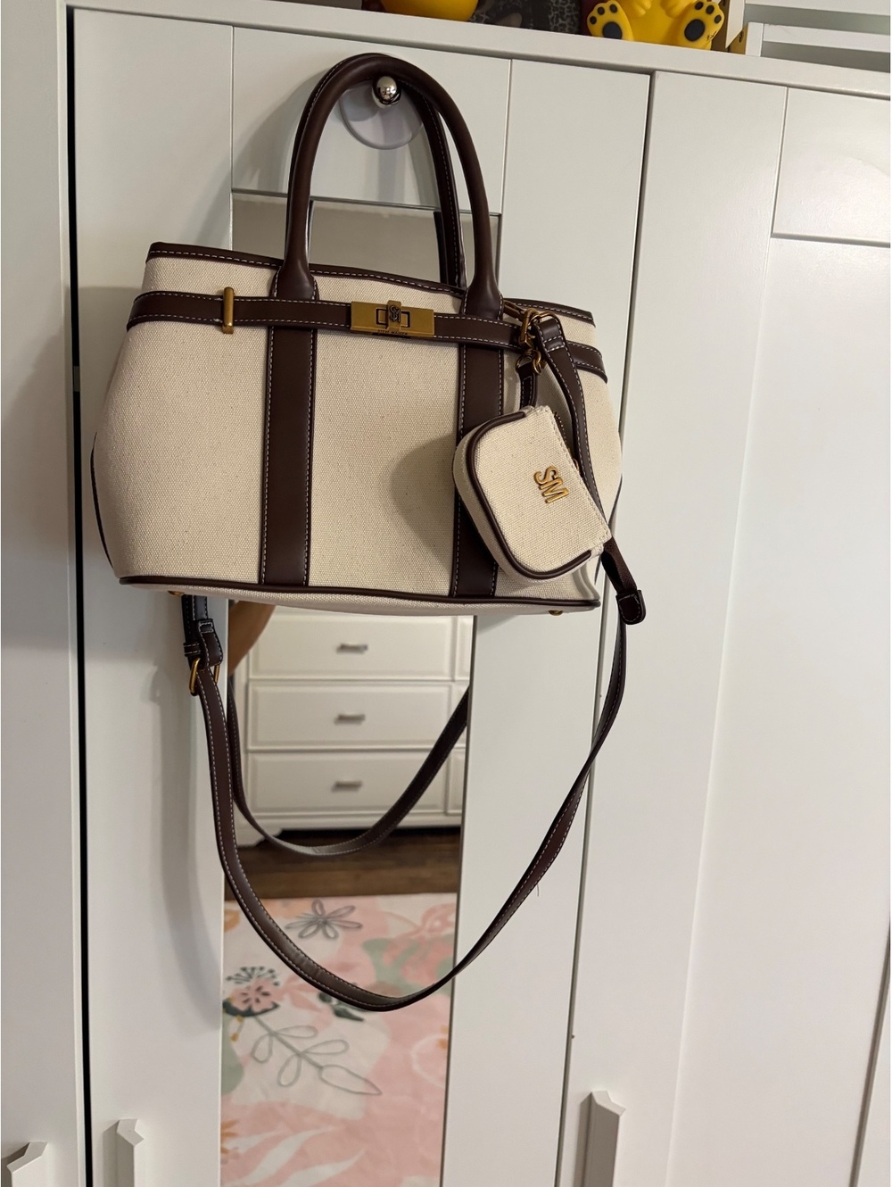 Steve Madden Canvas Satchel Handbag